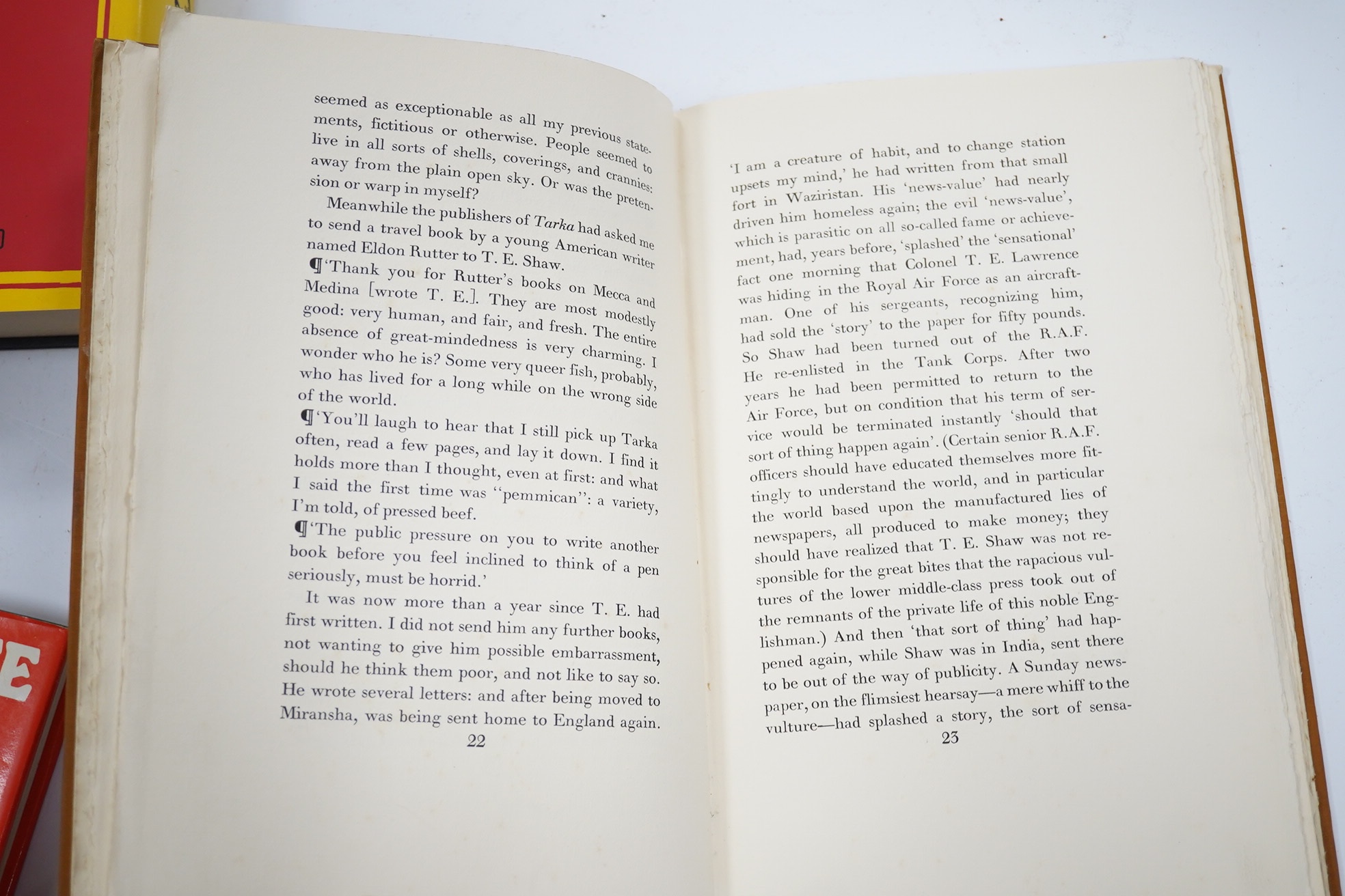 Amis, Kingsley - I Like It Here: a novel. 1st Edition. half title; publisher's cloth and d/wrapper. Victor Gollancz, 1958; Isherwood, Christopher - The Condor and the Cows. 1st Edition.